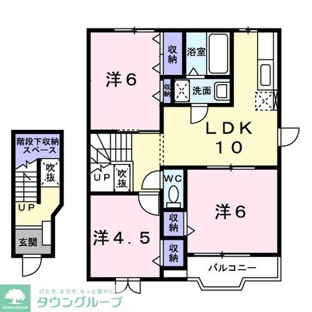 ルミエールBの物件間取画像
